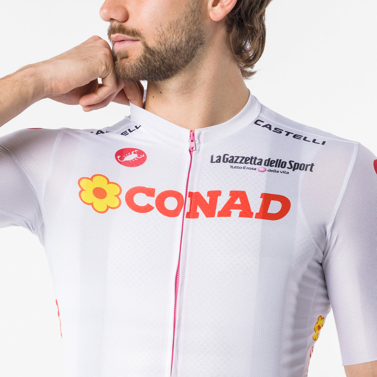 Maglia Bianca Giro d'Italia 2026 Competizione 4 Castelli