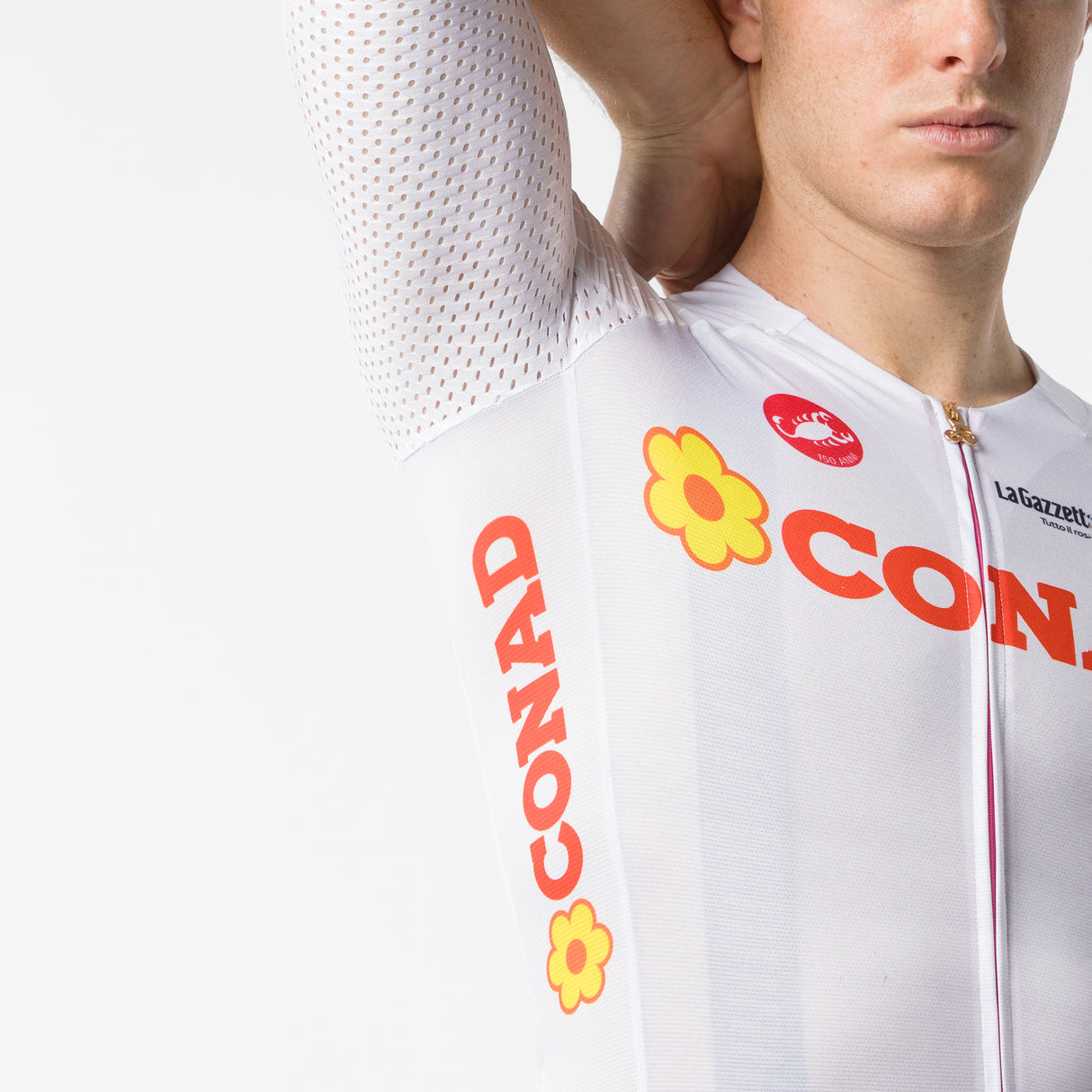 Maglia Bianca Giro d'Italia 2026 Race 8S Castelli