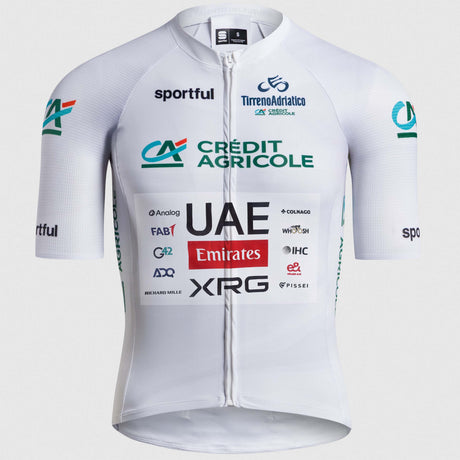 Maglia Bianca Sportful Tirreno Adriatico 2026 Supernova - Uae Team Emirates XRG Sportful