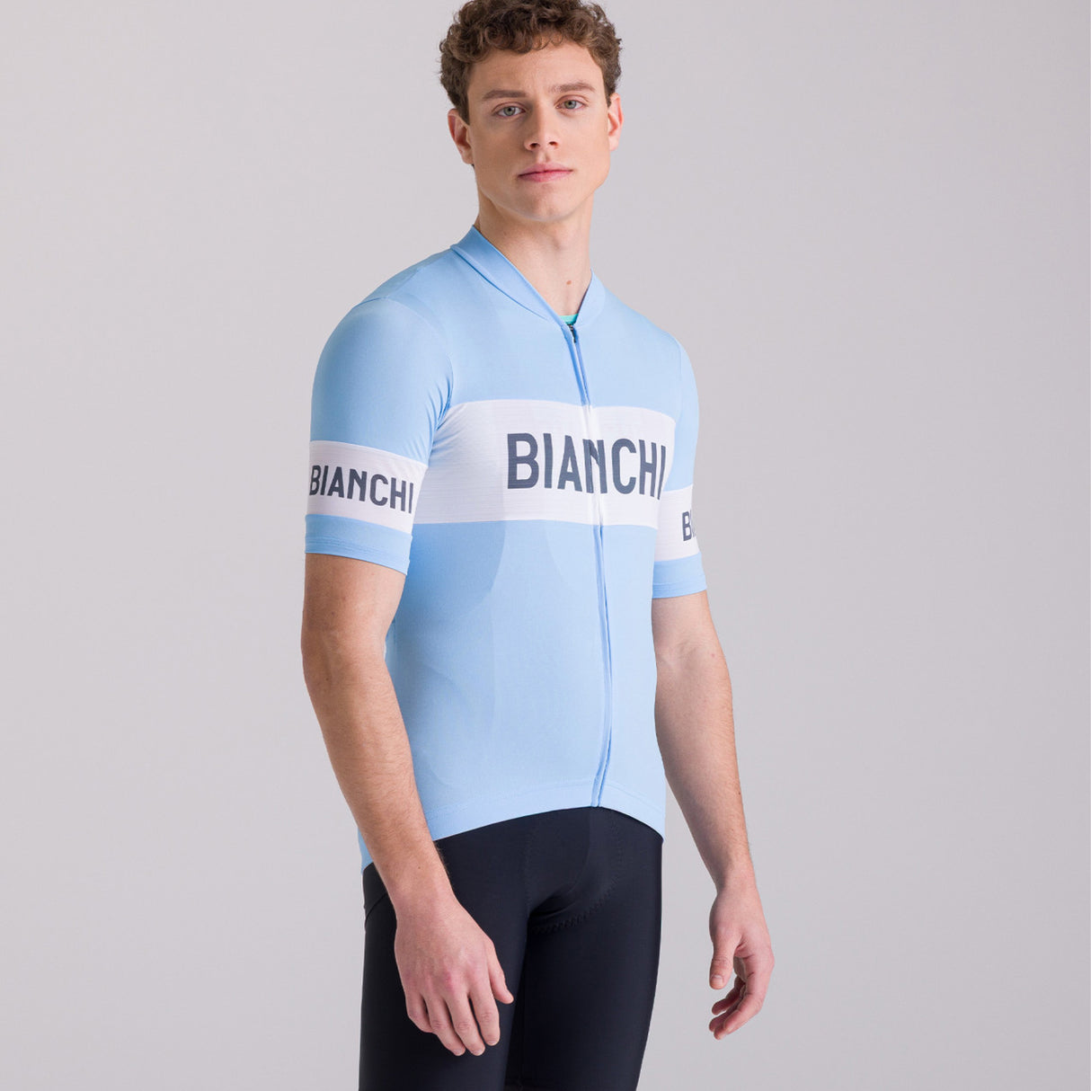 Maglia Bianchi Milano Retro - Azzurro - D