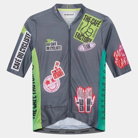 Maglia Cafe du Cycliste Bergida - Grigio Café du Cycliste