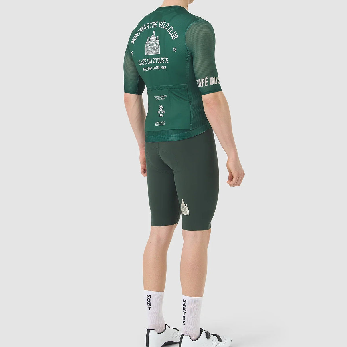 Maglia Cafe du Cycliste Bergida - Verde Café du Cycliste