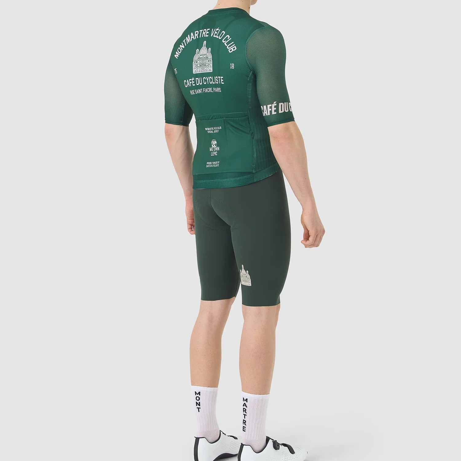 Maglia Cafe du Cycliste Bergida - Verde Café du Cycliste