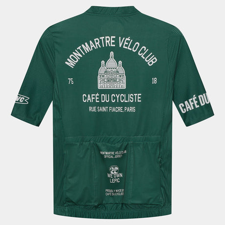 Maglia Cafe du Cycliste Bergida - Verde Café du Cycliste
