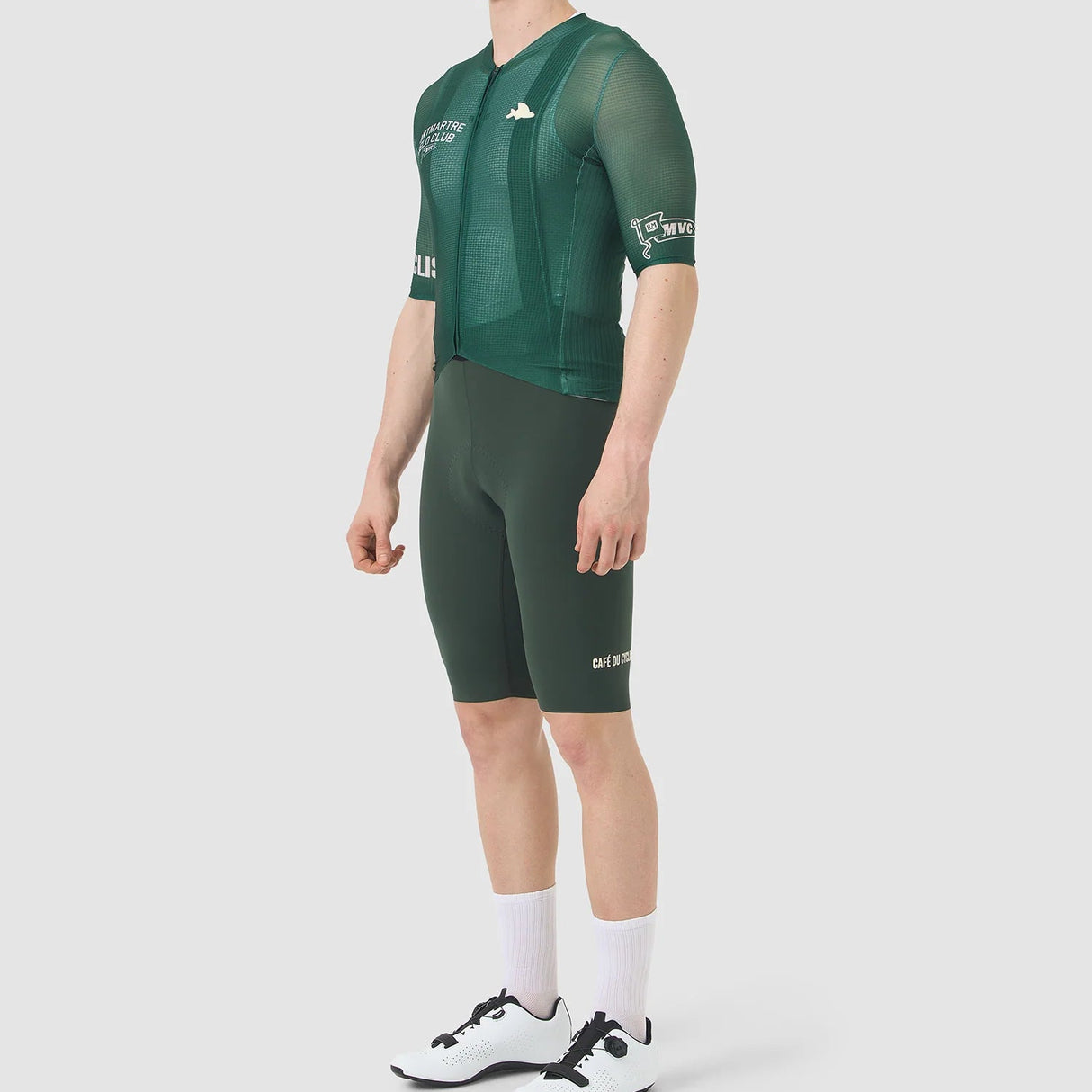 Maglia Cafe du Cycliste Bergida - Verde Café du Cycliste
