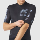 Maglia Cafe du Cycliste Eze - Nero Café du Cycliste