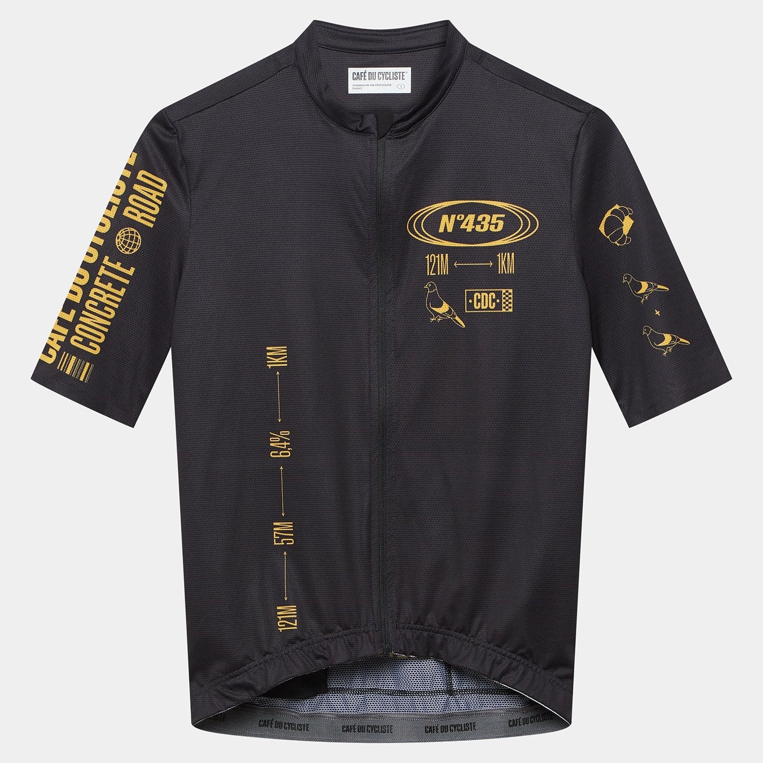 Cafe du Cycliste Paris jersey - Black | All4cycling