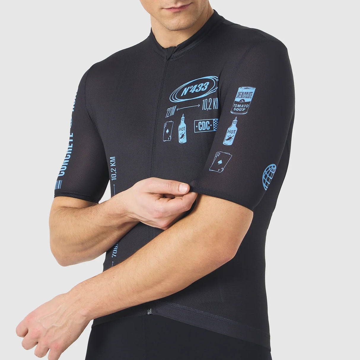 Maglia Cafe du Cycliste Sa Calobra - Nero Café du Cycliste