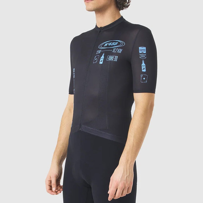Maglia Cafe du Cycliste Sa Calobra - Nero Café du Cycliste