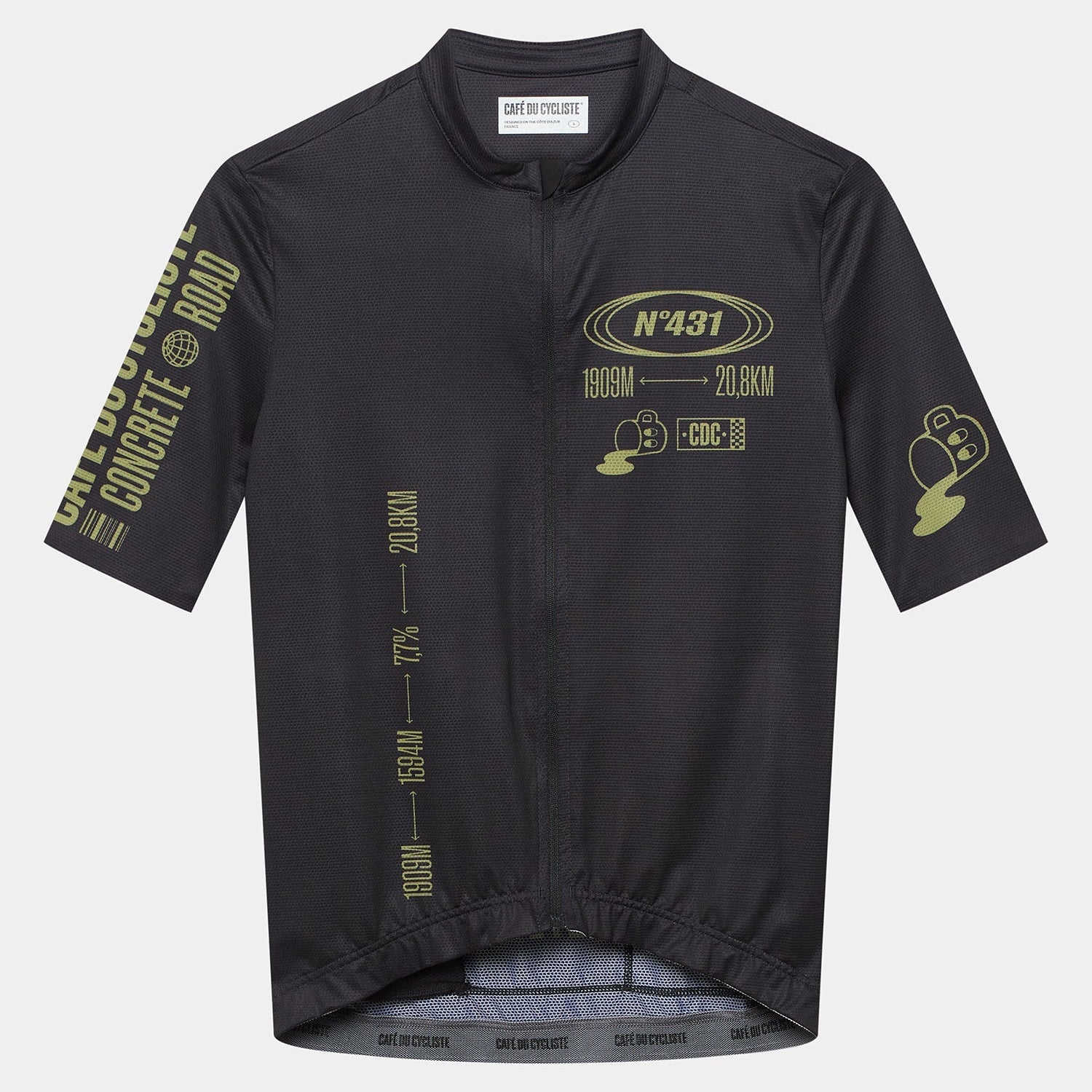 Cafe du Cycliste Ventoux jersey - Black