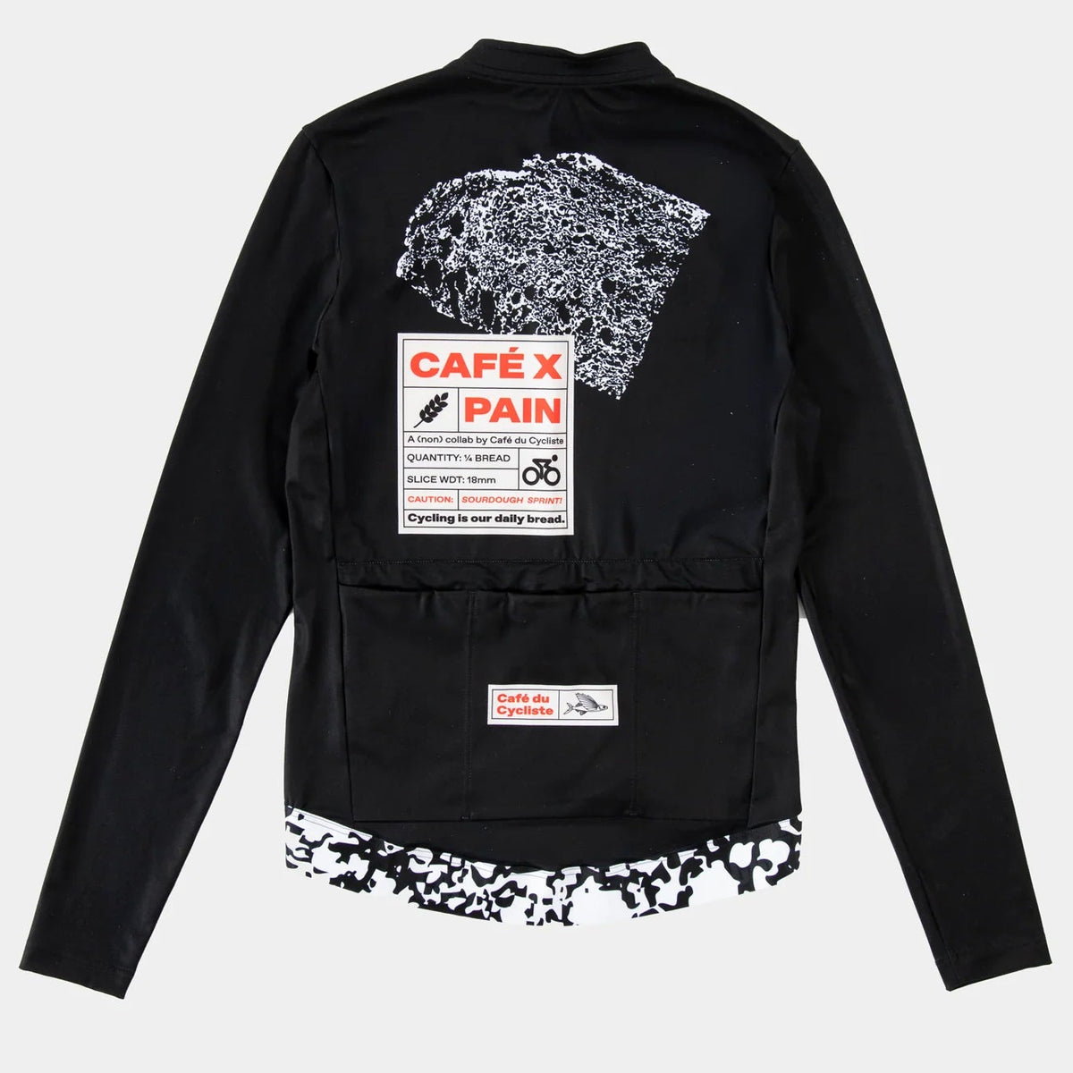 Cafe du Cycliste Midweight Constance Pain long sleeve jersey