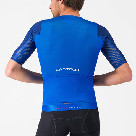 Maglia Castelli Aero Race 8S - Azzurro Castelli