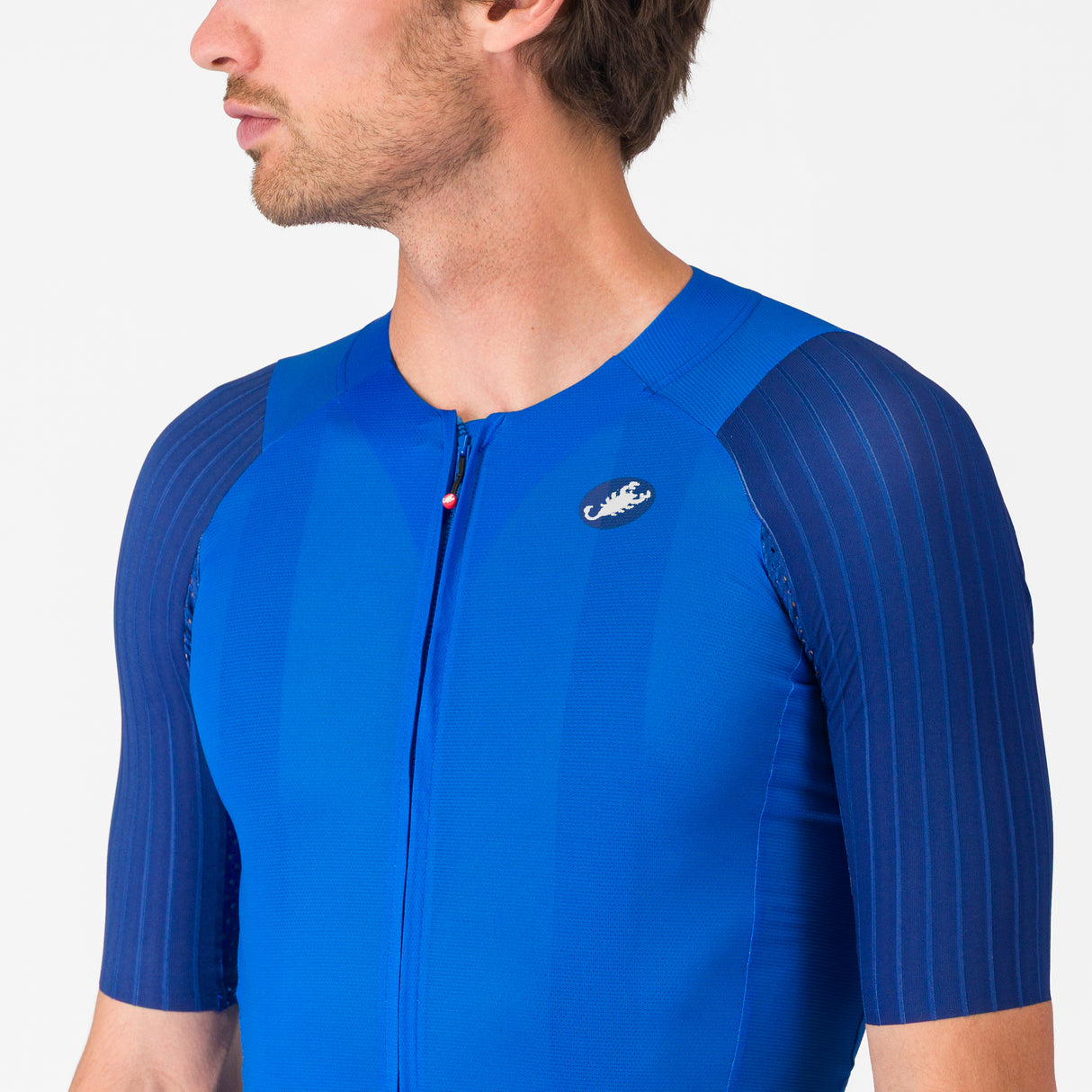 Maglia Castelli Aero Race 8S - Azzurro Castelli