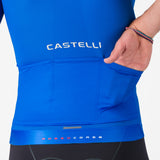 Maglia Castelli Aero Race 8S - Azzurro Castelli