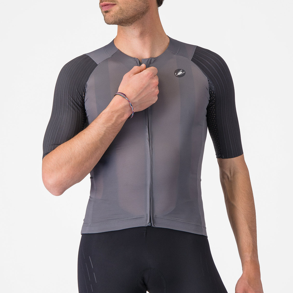 Maglia Castelli Aero Race 8S - Grigio Castelli