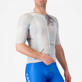 Maglia Castelli Aero Race 8S - Grigio chiaro Castelli