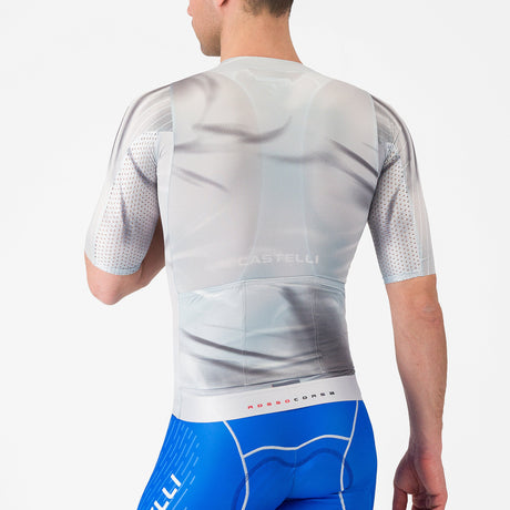 Maglia Castelli Aero Race 8S - Grigio chiaro Castelli