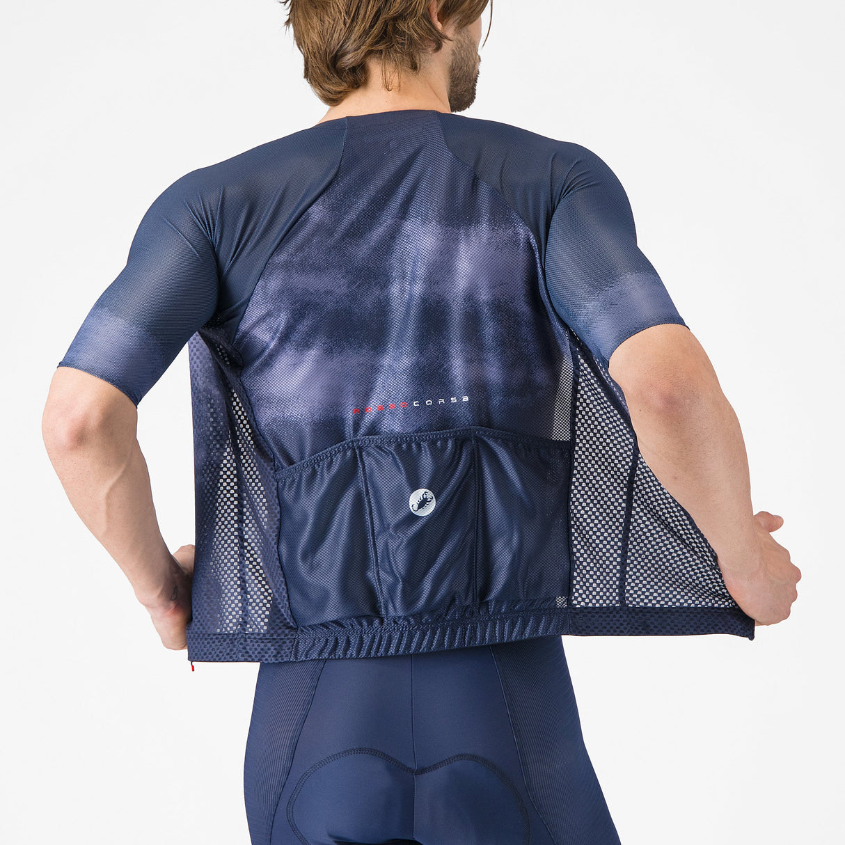 Maillot Castelli Climber's A/C - Bleu