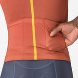 Maglia Castelli Drittone Logo - Arancio Castelli