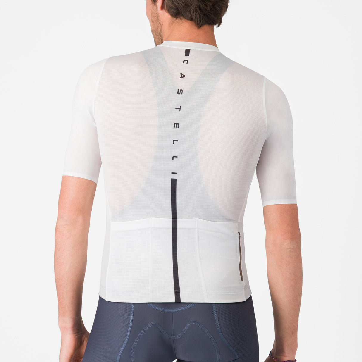 Maglia Castelli Drittone Logo - Bianco Castelli