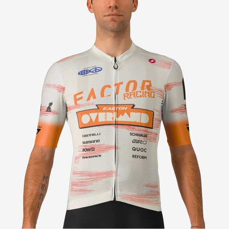 Maglia Ciclismo Castelli Colle Delle Finestre – Giro D'Italia 25 – Uomo, Beige Tortora, Traspirante