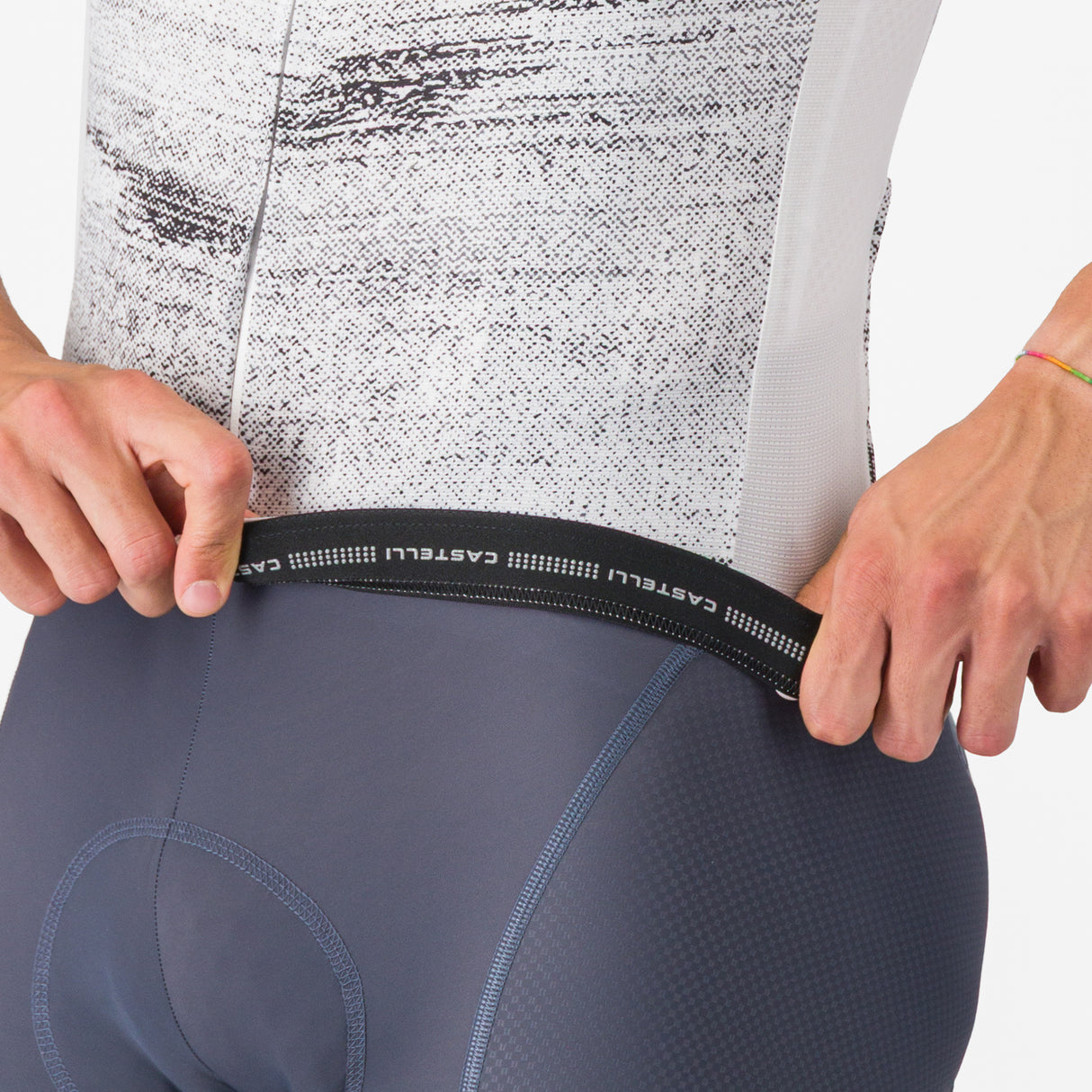 Maglia Castelli Stratus Logo - Bianco Castelli