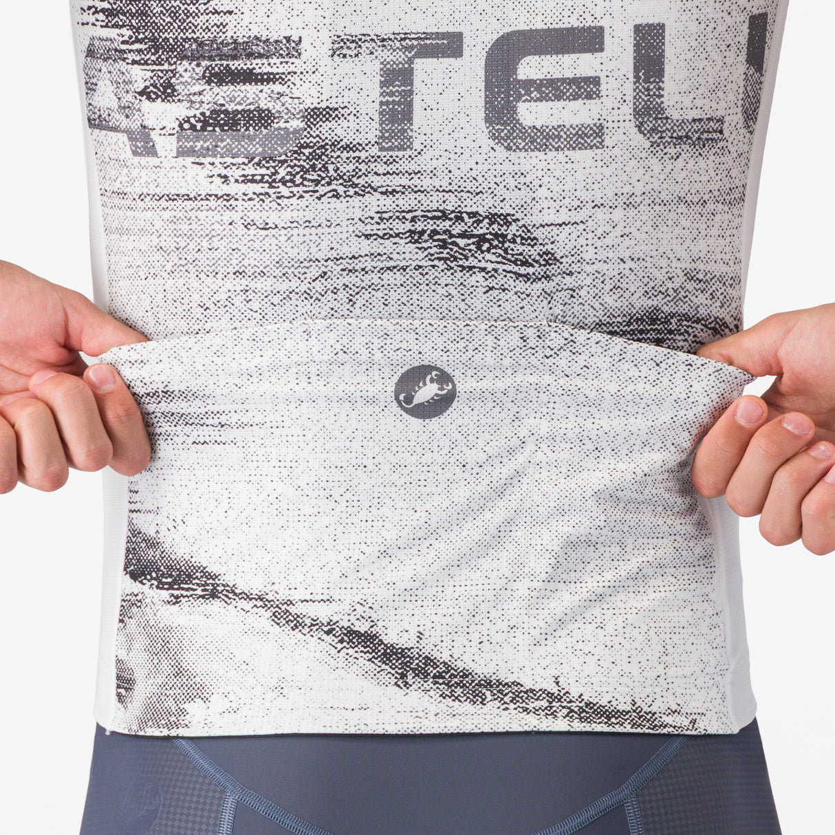 Maglia Castelli Stratus Logo - Bianco Castelli