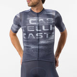 Maglia Castelli Stratus Logo - Blu Castelli