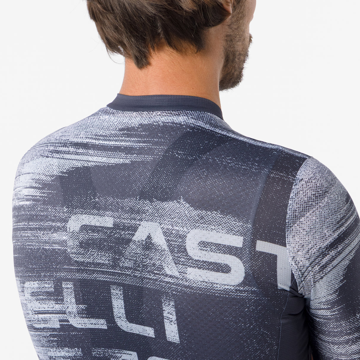 Maglia Castelli Stratus Logo - Blu Castelli