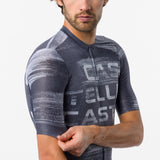 Maglia Castelli Stratus Logo - Blu Castelli