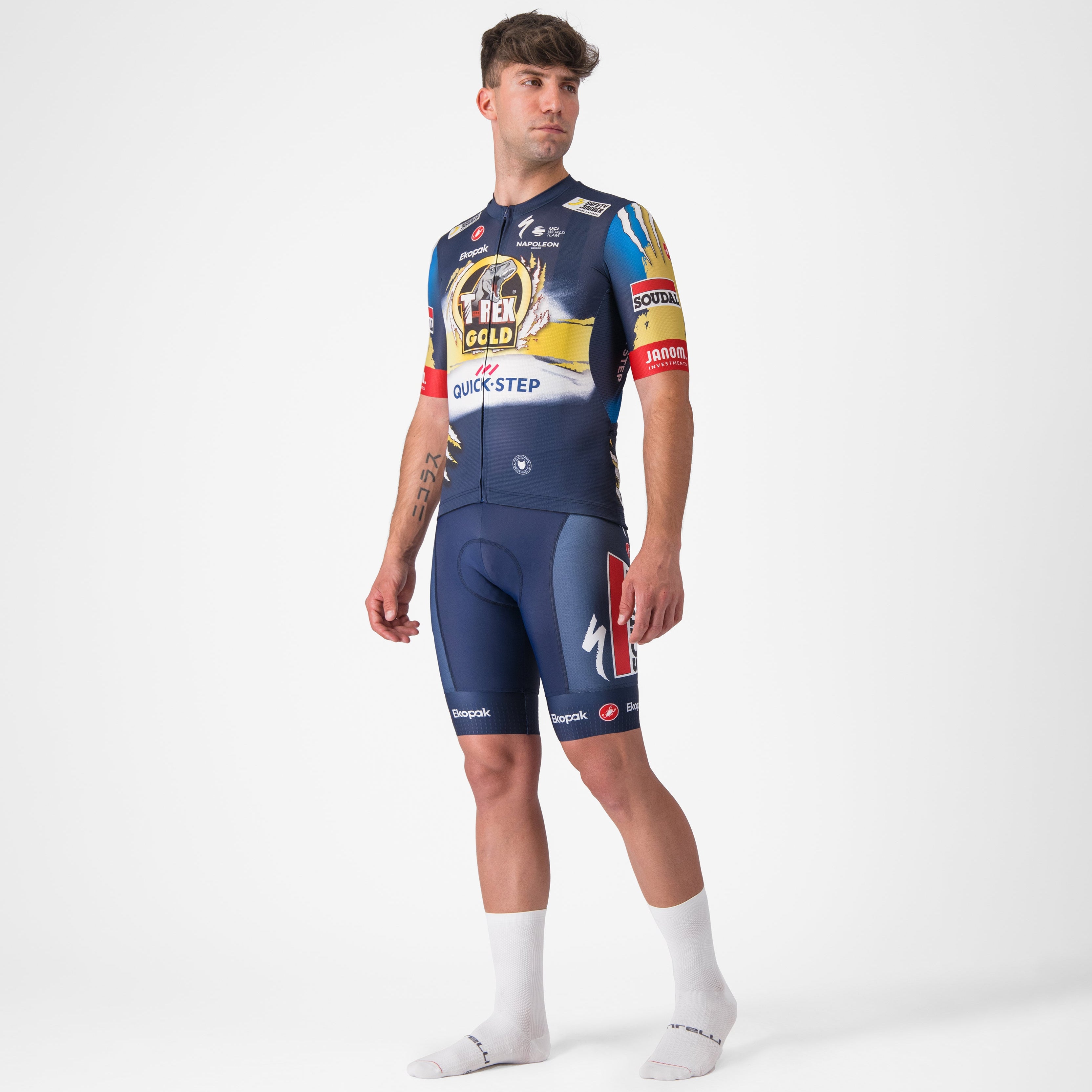 Maglia Castelli T-Rex Gold Quick-Step 2025 Competizione 3 Castelli