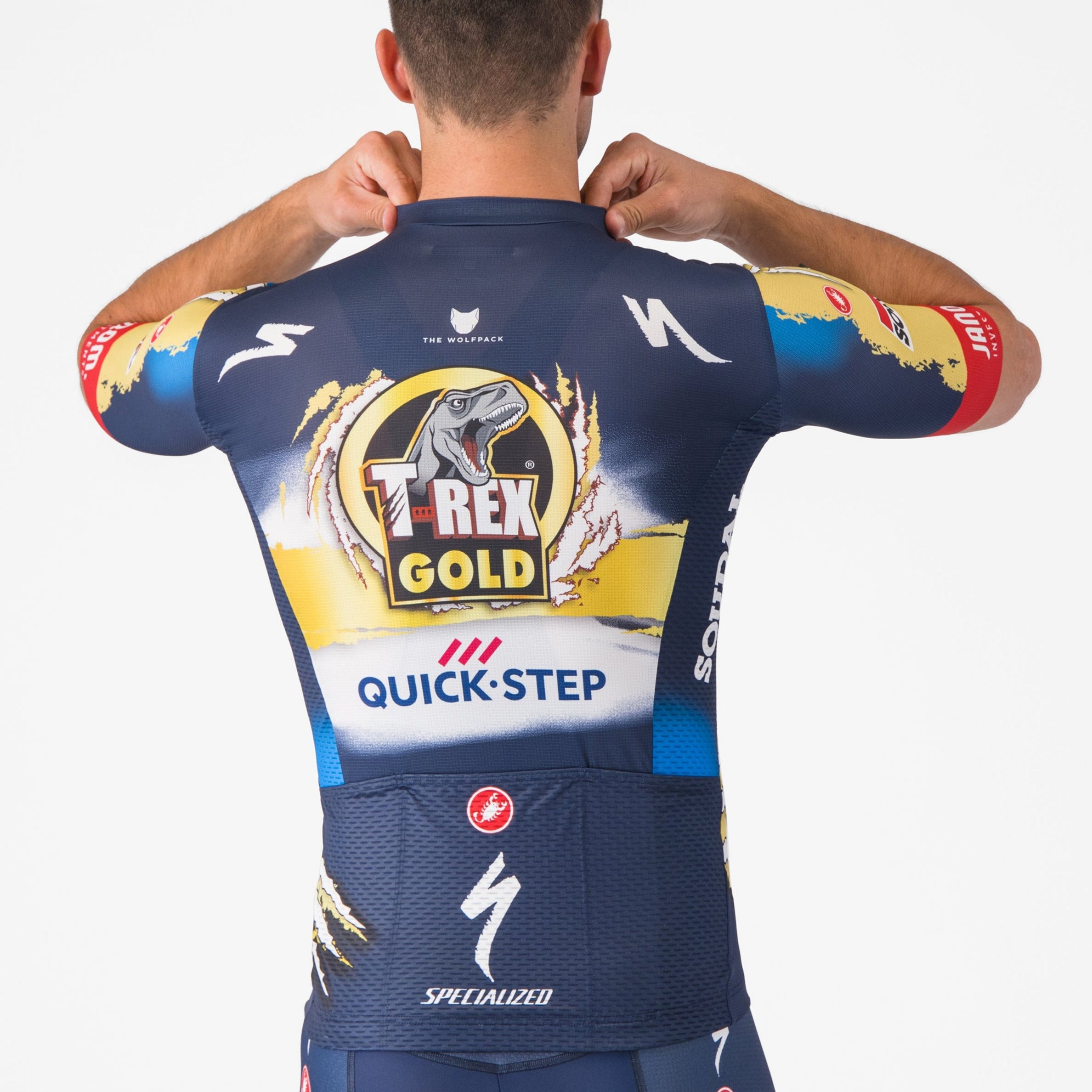 Maglia Castelli T-Rex Gold Quick-Step 2025 Competizione 3 Castelli