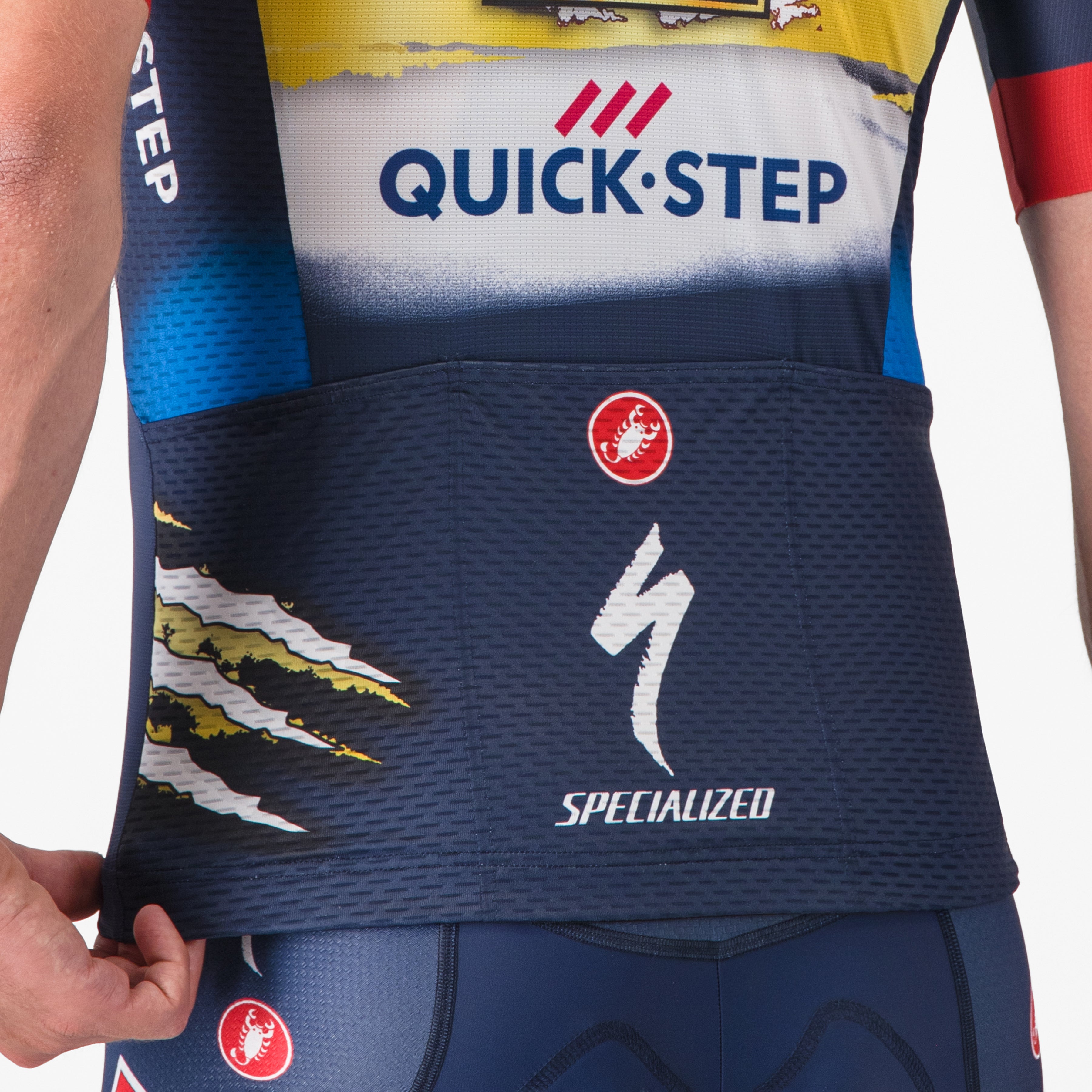 Maglia Castelli T-Rex Gold Quick-Step 2025 Competizione 3 Castelli