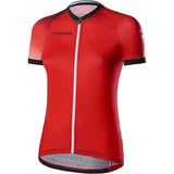 Maglia Donna Pinarello Fusion Think Asymmetric - Rosso Pinarello