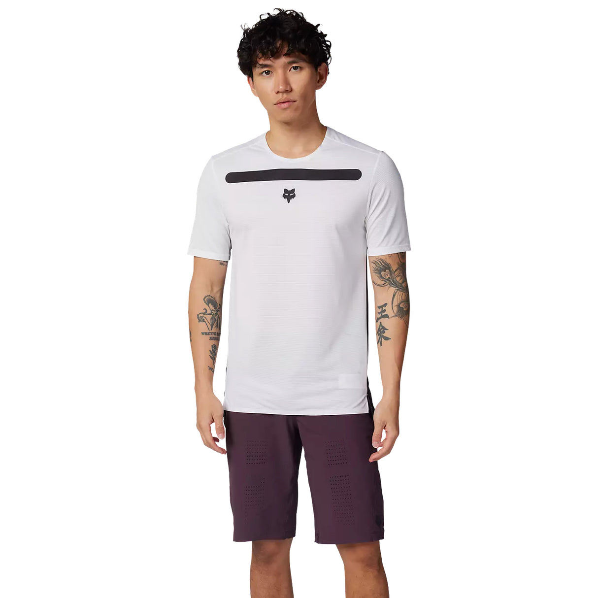 Maglia Fox Flexair Aviation Race - Grigio Fox