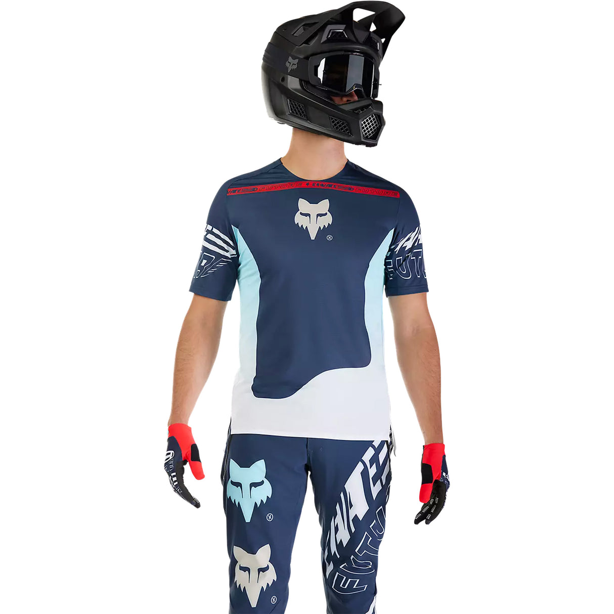 Maglia Fox Flexair Elevated - Blu Fox