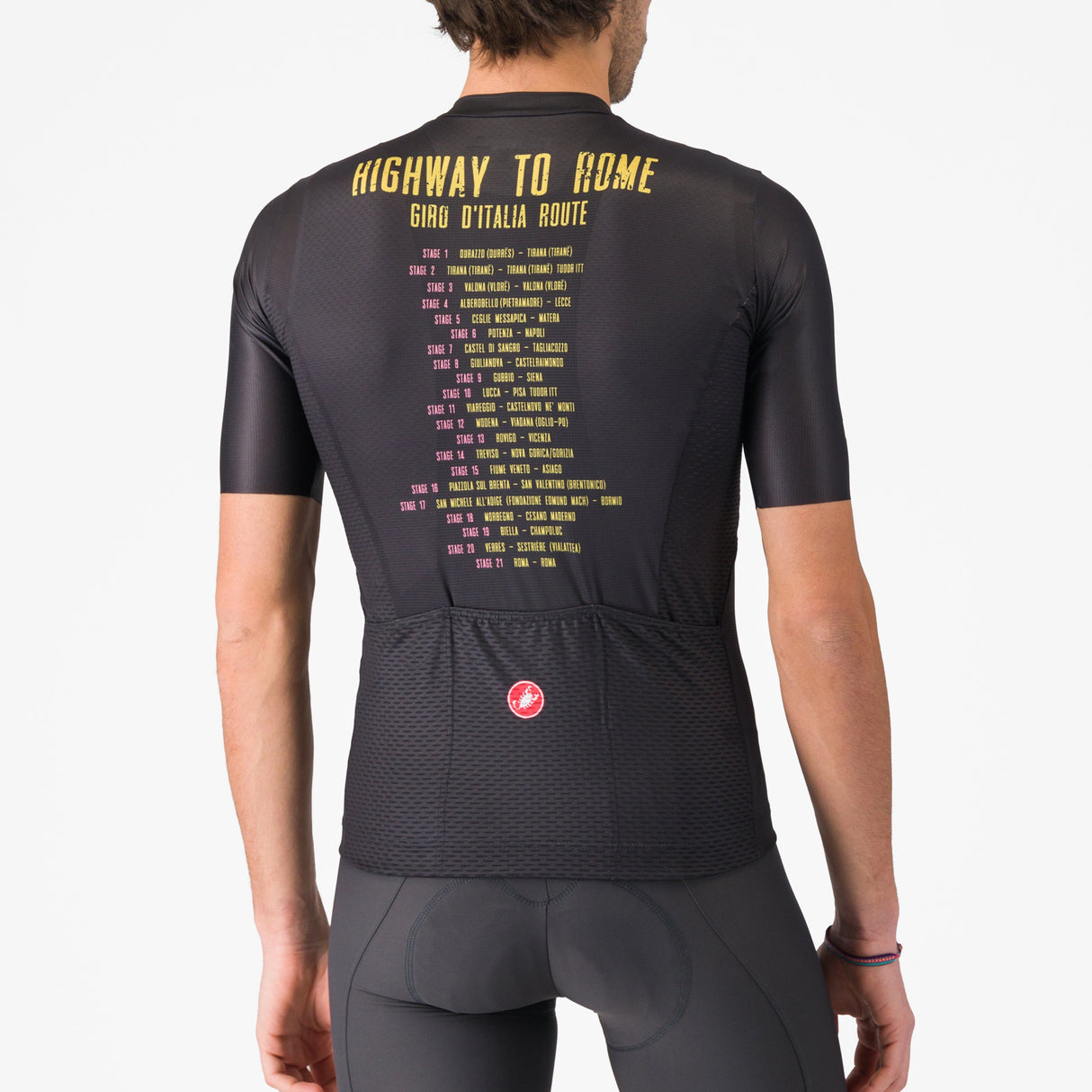 Maglia Giro d'Italia 2025 - Highway To Rome Castelli