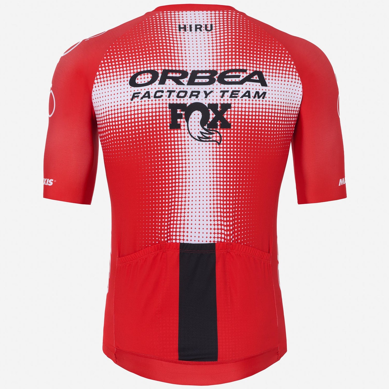 rennrad profi team trikots Hiru Orbea Factory Team 2026 Core Trikot - Dänischer Meister