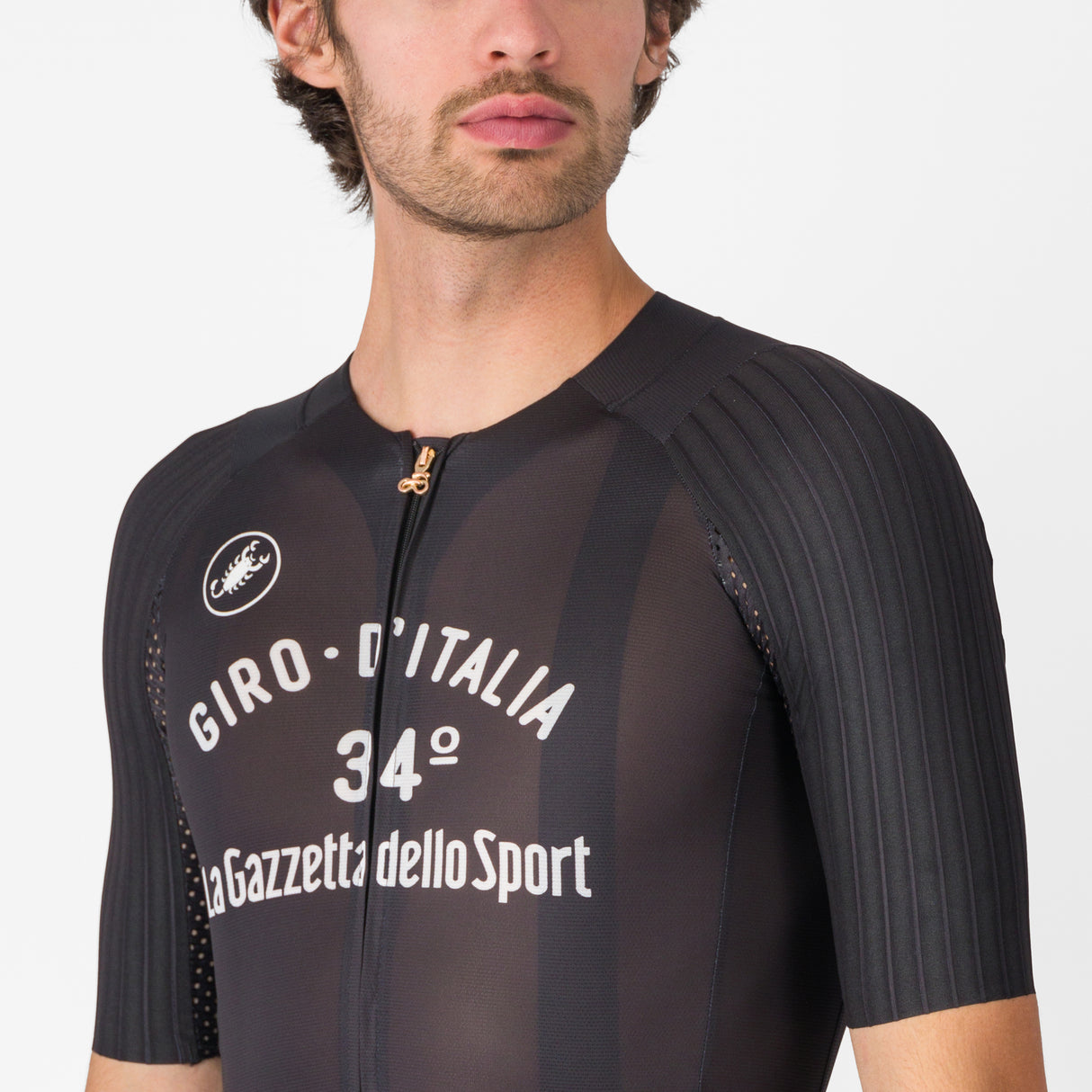 Maglia Nera Vintage 34 Giro d'Italia 2025 Castelli