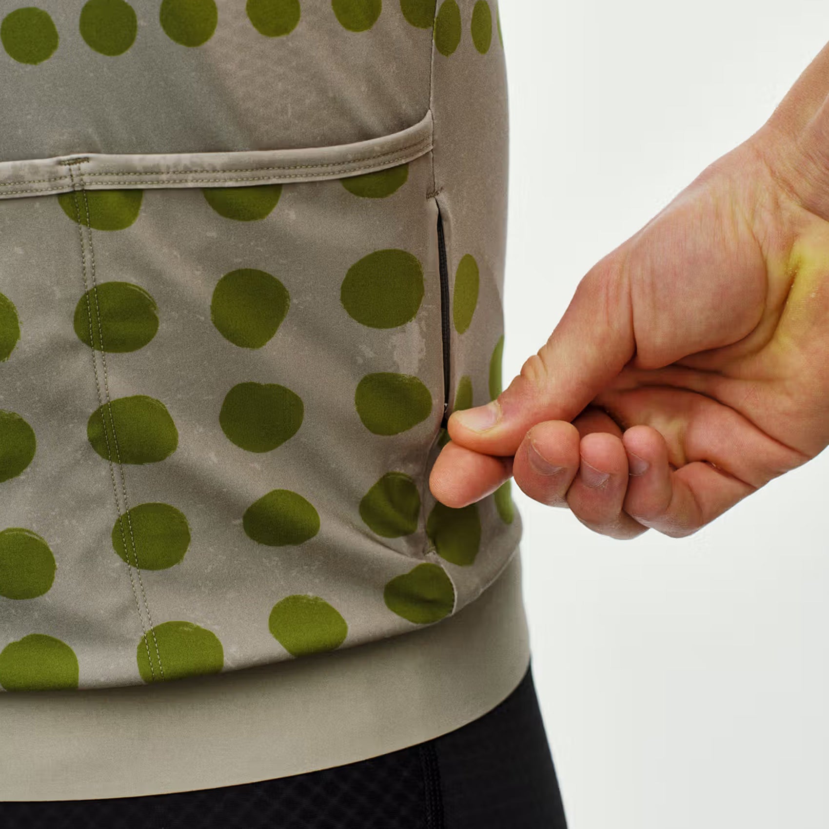 Pas Normal Studios Essential Dot jersey - Green | All4cycling