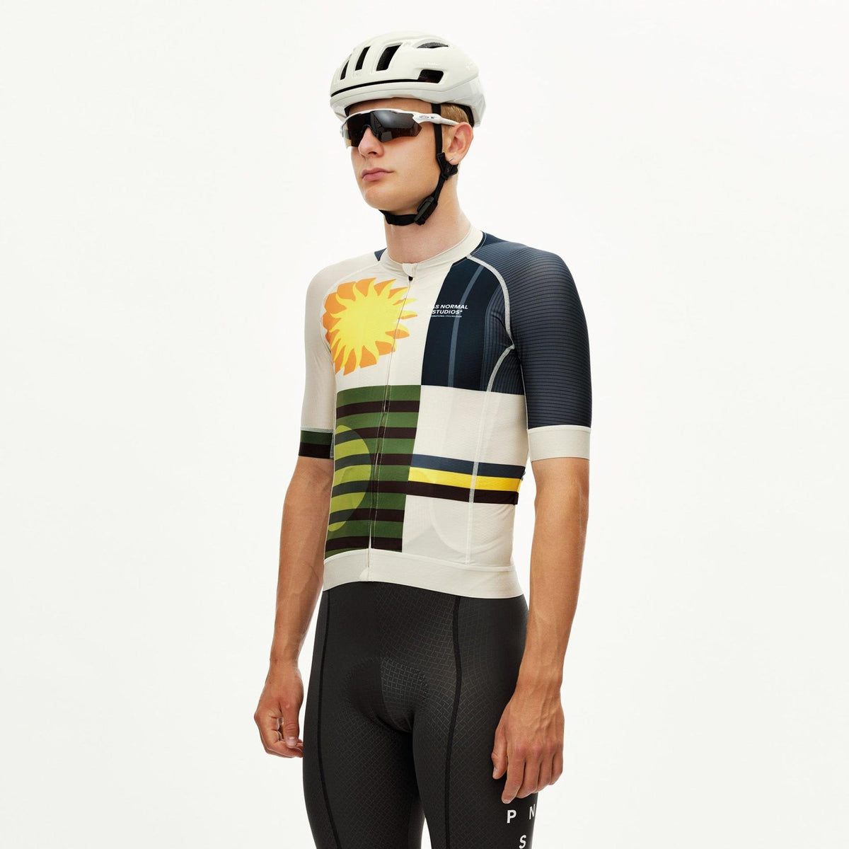 Maglia Pas Normal Studios Mechanism AOP International - Beige