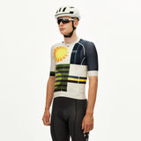 Maglia Pas Normal Studios Mechanism AOP International - Beige