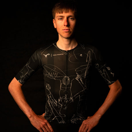 Maglia Pissei Prime Tadej Pogacar Celebrations - Nero Pissei