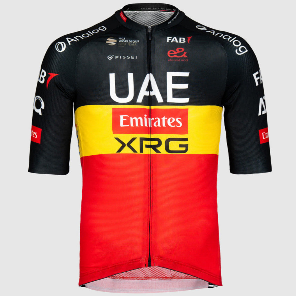Maglia Pissei UAE Team Emirates 2025 - Campione Belgio Pissei