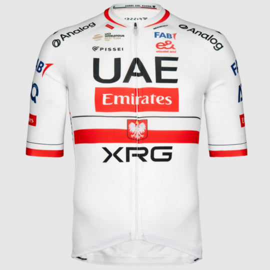 Pissei UAE Team Emirates 2025 jersey - Polish champion