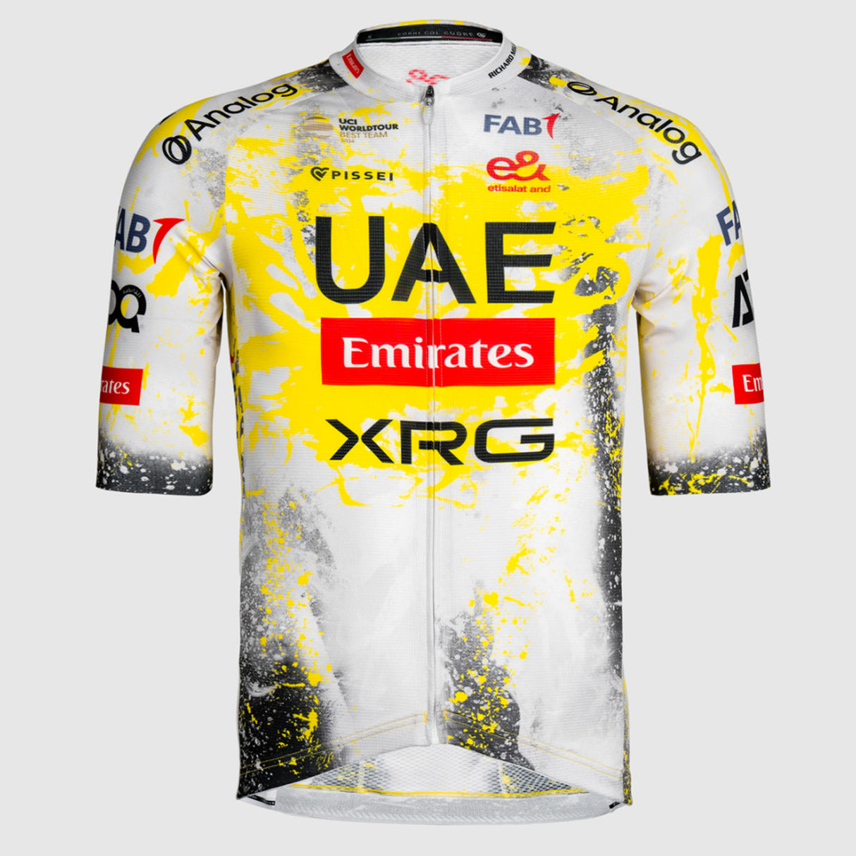 Maglia Pissei UAE Team Emirates 2025 Tour de France - Giallo Pissei