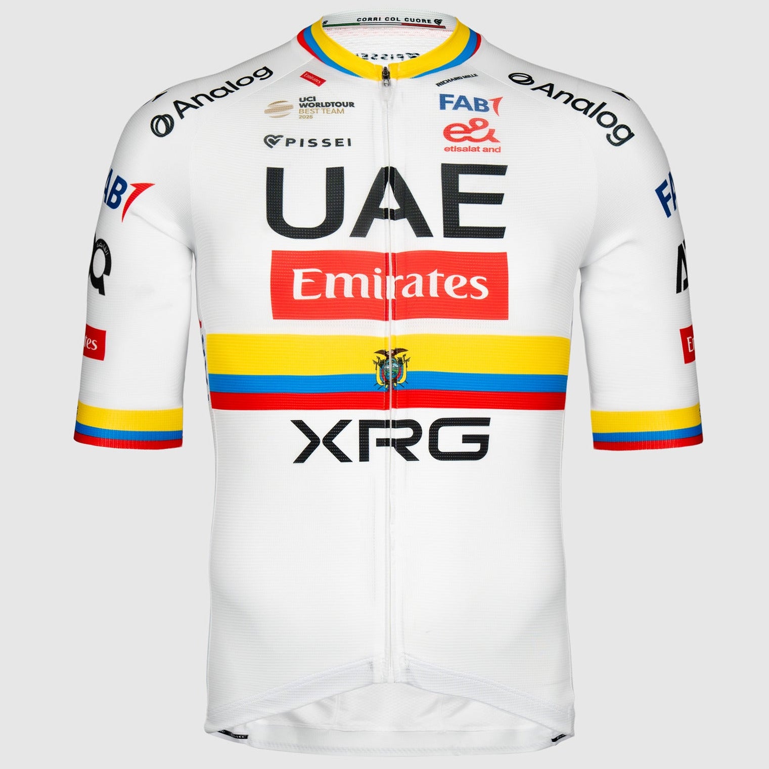 Maillot Pissei UAE Team Emirates - XRG 2026 - Champion d'Équateur