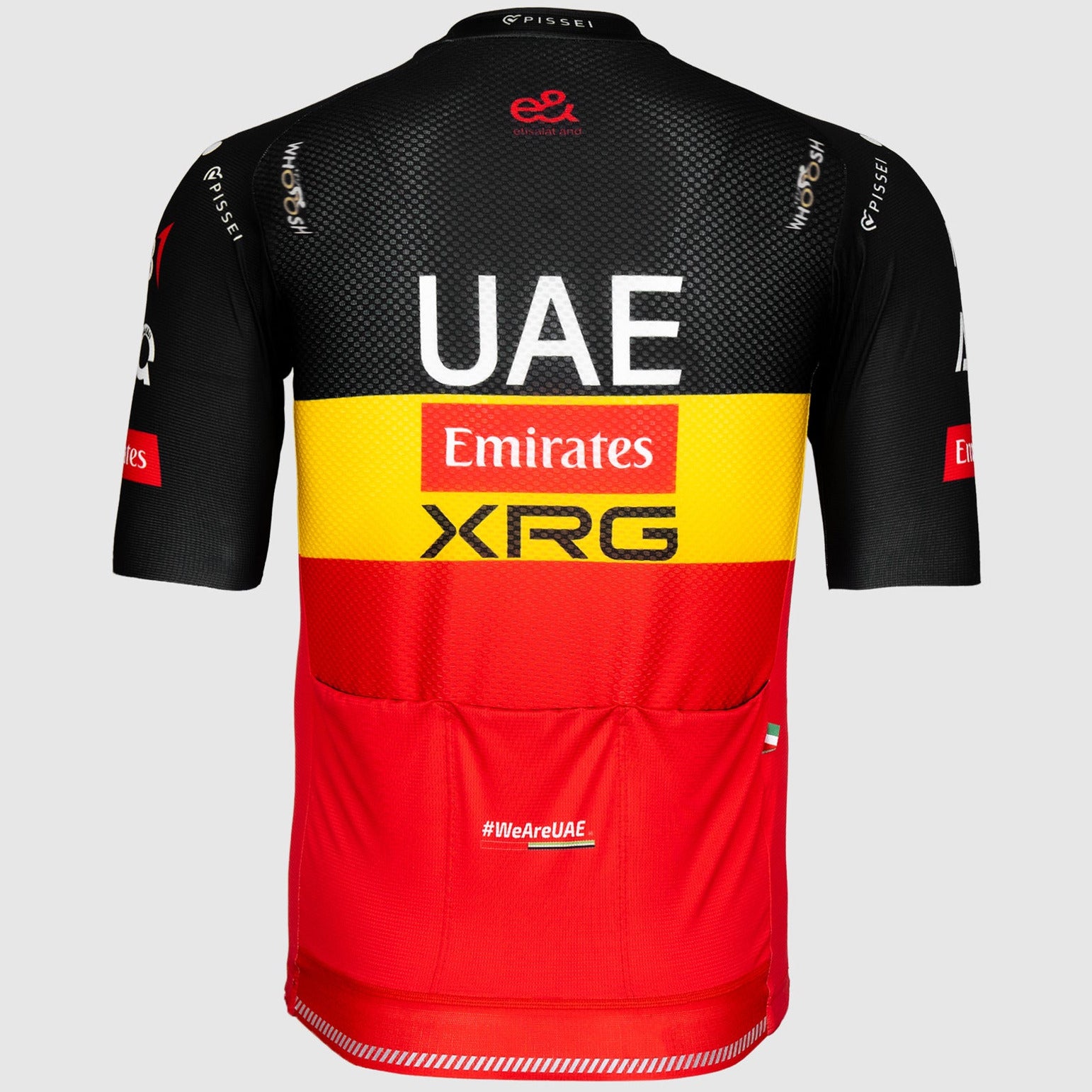 Maillot Pissei UAE Team Emirates - XRG 2026 - Champion de Belgique