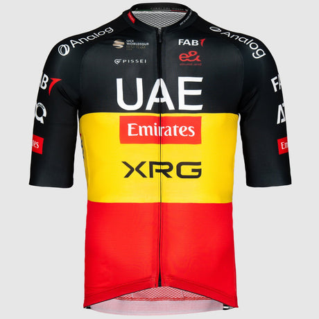 Maillot Pissei UAE Team Emirates - XRG 2026 - Campeón Bélgica