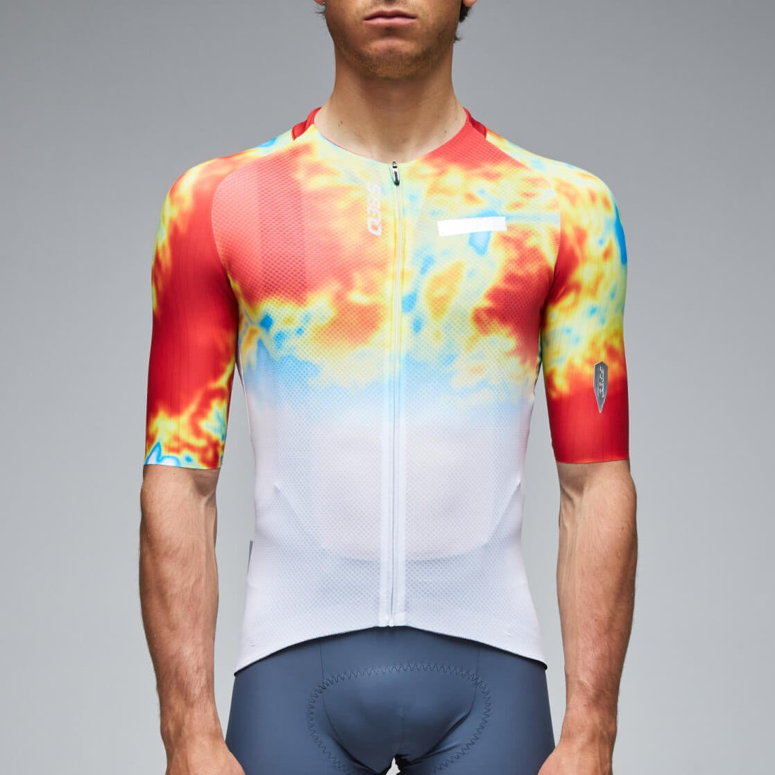 Q36.5 Gregarius Clima Weathermap jersey - White